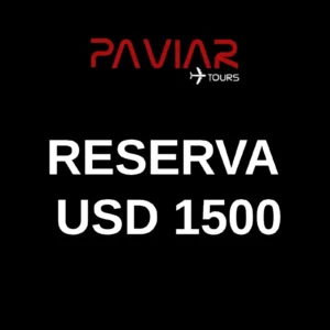 Reserva - USD 1500